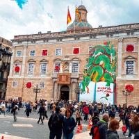Diada de Sant Jordi a Catalunya